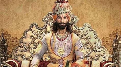 Padmavati new poster: Shahid Kapoor as Rawal Ratan Singh is what royalty means | Bollywood News ...