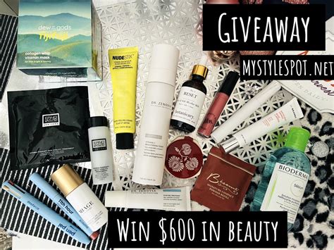 GIVEAWAY: Enter to Win $600 in Makeup & Skincare - MyStyleSpot