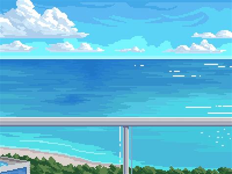 [OC] Ocean View (Pixel Dailies) | Pixel art, Digital painting ...