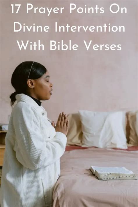 17 Prayer Points On Divine Intervention With Bible Verses - Faith ...