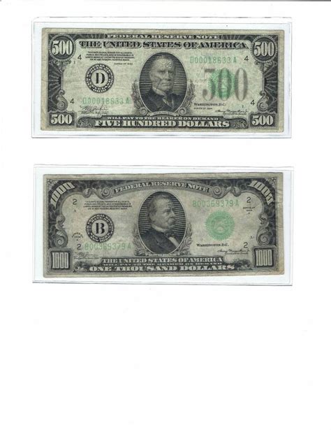 1934 A One Thousand Dollar Bill $1000 US | #1842375373