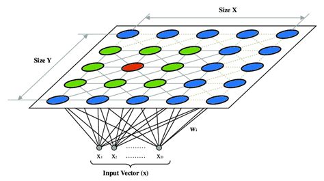 Self-organizing-map structure. | Download Scientific Diagram