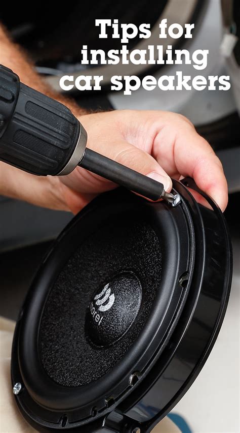 Tips for Installing Car Speakers