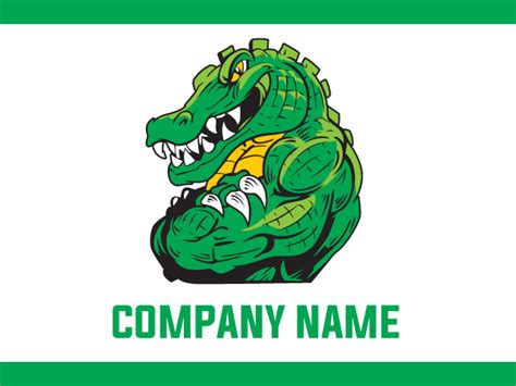 Gator Logo Design Vector