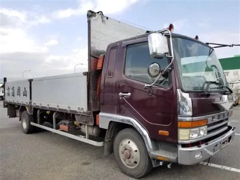 Mitsubishi Fuso Fighter Flatbed Truck (1999 Yr) Kc-fk629k - 6d17 - 4ton ...