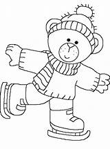Ice Skating Coloring Pages  Learny Kids sketch template
