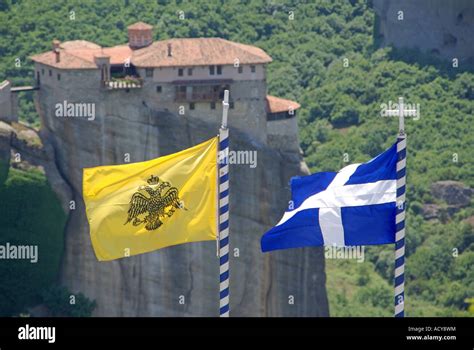 Greek orthodox church flag flying hi-res stock photography and images ...