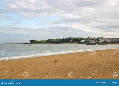 The Coast and Beach of Saint Jean De Luz Stock Image - Image of ...