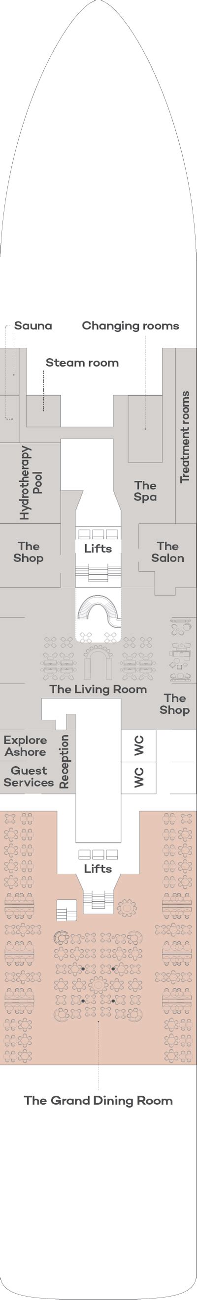 Spirit of Discovery Deck Plan | Saga Ocean Cruises | ROL Cruise