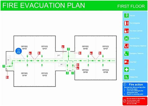 Emergency Evacuation Plan Template Free New 8 Emergency Exit Floor Plan ...