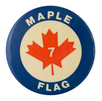 Maple Flag | Busy Beaver Button Museum