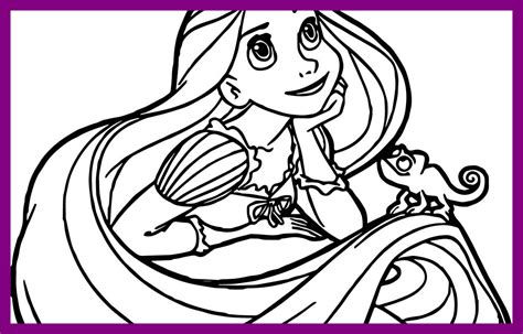 Rapunzel Baby Coloring Pages at GetDrawings | Free download