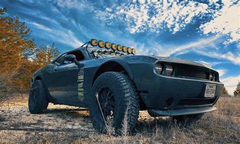 Lifted Dodge Challenger Proves Quite Capable at Off-Road Park