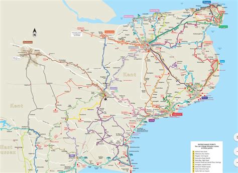 Whitstable Bus Routes Map