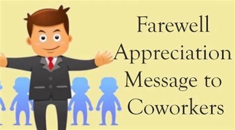 Farewell Appreciation Message to Coworkers