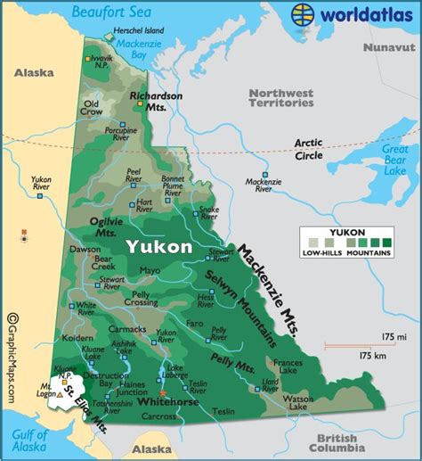 Yukon Maps & Facts | Yukon map, Yukon canada, Canada map