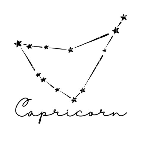 Capricorn constellation svg zodiac svg astrology png Svg | Etsy