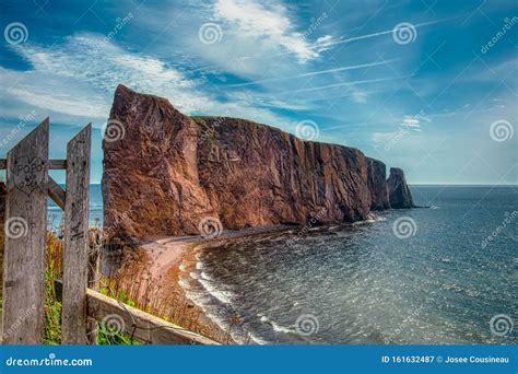 Landscape in Gaspesie stock image. Image of cloudy, landscape - 161632487