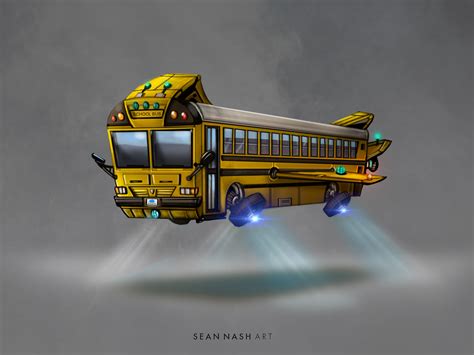 ArtStation - Sci-Fi Bus Concept