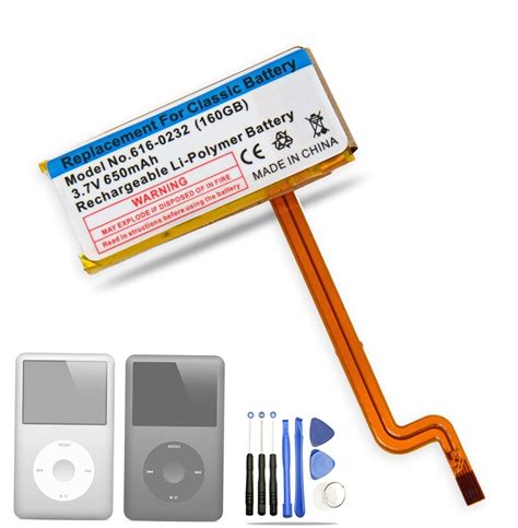 OEM Battery For Apple iPod Classic 5th 6th 7th Gen A1136 A1238 30gb 80gb 160gb | eBay