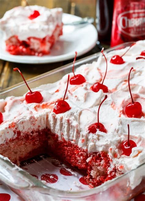 Recipe: Cheerwine Cherry Poke Cake - Island Life NC | Cherry desserts, Cheerwine cake, Southern ...