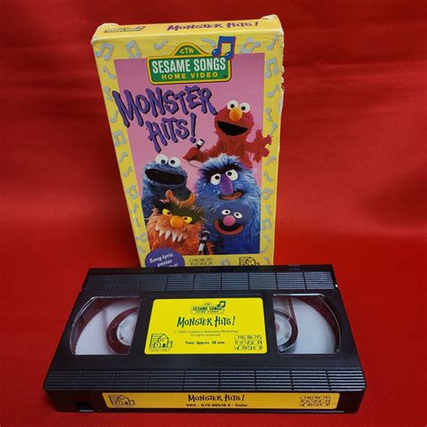 Monster Hits Sesame Songs 1990 VHS - Etsy