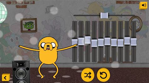 🕹️ Play Adventure Time Animation Game: Free Online Jake & Finn Dance ...