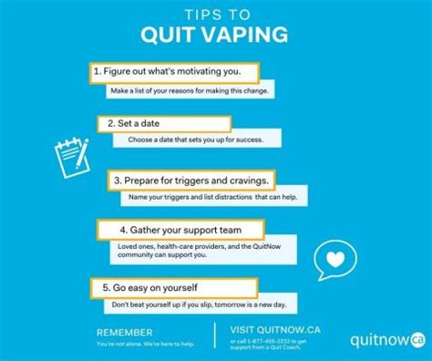 Tips to Quit Vaping | QuitNow.ca