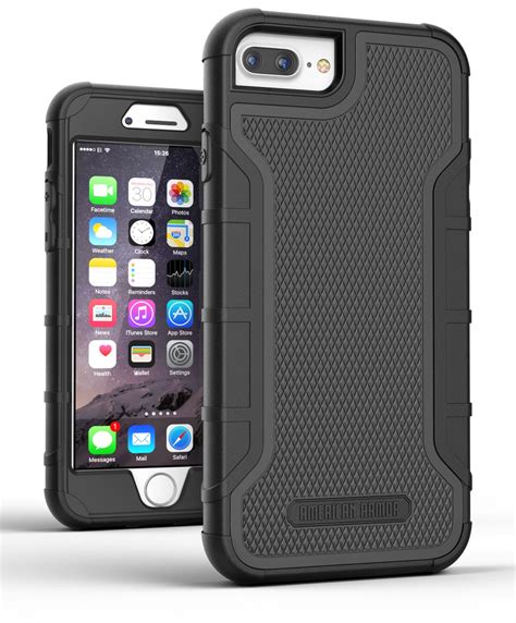 iPhone 8 Plus American Armor Case And Holster Black - Encased