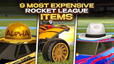 THE MOST EXPENSIVE Rocket League Items - TOP 9