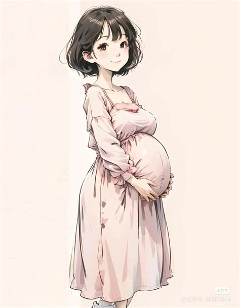 Pregnant ♡ | Anime pregnant, Anime art beautiful, Anime art