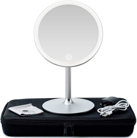 lighted magnifying makeup mirror