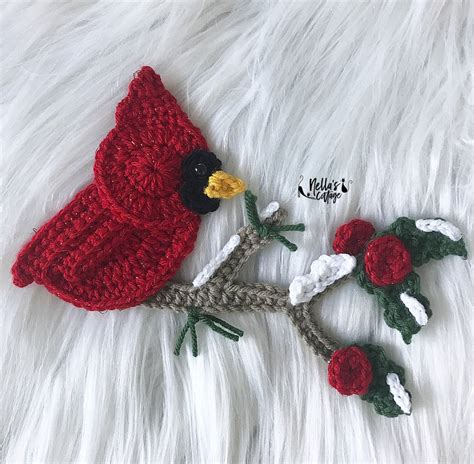 Crochet Applique Bird Pattern - Amelia's Crochet