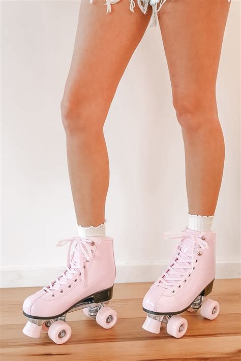 Women's Roller Skates - Pink Patent Roller Skates - Quad Skates - Lulus