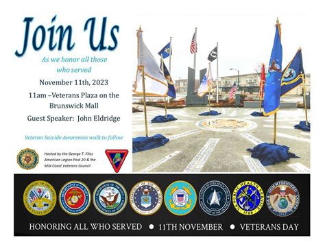 Veterans Day Ceremony, Brunswick Mall, November 11 2023 | AllEvents.in