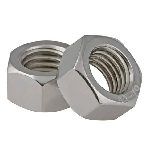 2Pcs DIN934 M10 M12 M14 M16 M18 304 Stainless Steel Metric Thread Hex Nut Hexagon Nuts-in Nuts ...