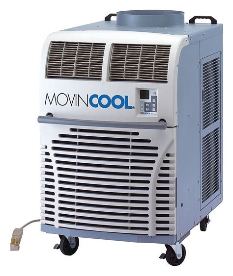 MOVINCOOL Heavy-Duty, Portable Air Conditioner, 36,000 BtuH, 208/230VAC, Air-Cooled Vented ...