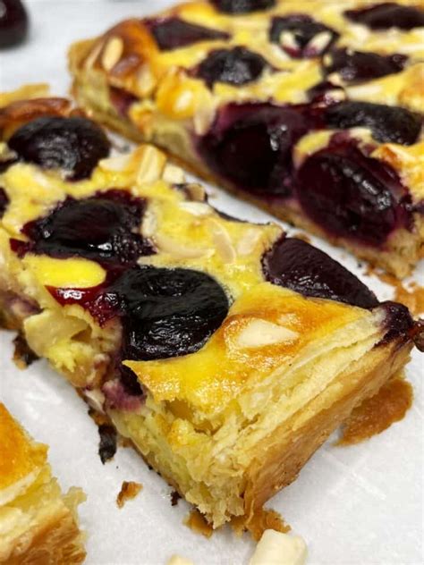 Cherry Puff Pastry Tart – Baking Like a Chef