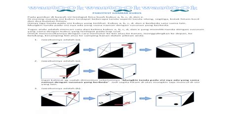 Soal Psikotes Gambar Kubus