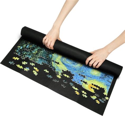 YouLoveIt Jigsaw Mat Jigsaw Puzzle Board Portable Puzzle Mat Felt Storage Non-Slip Surface ...