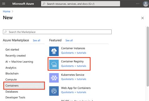 Quickstart - Create registry in portal - Azure Container Registry | Microsoft Learn