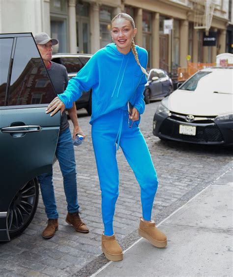 Gigi Hadid Wore an Elevated Version of the Mini Ugg Boots Jennifer Garner and Kendall Jenner ...