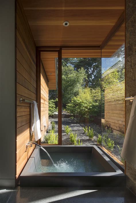 Photo 23 of 40 in 40 Modern Bathtubs That Soak In the View from Channeling Midcentury Modern in ...