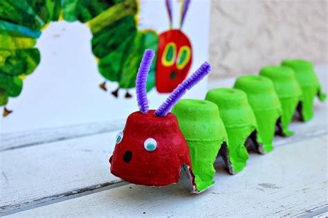 caterpillar craft for kids ~ arts crafts ideas movement