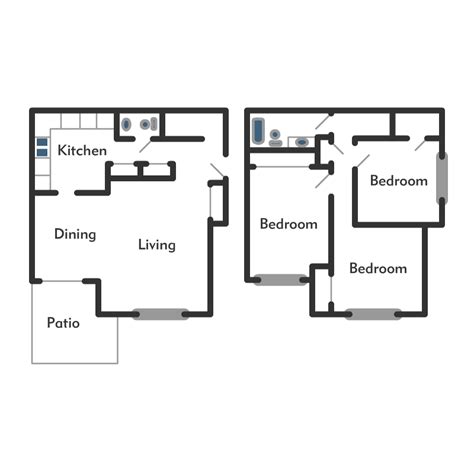 Magna Properties || Stratford - Indianapolis, IN - Floor Plans.