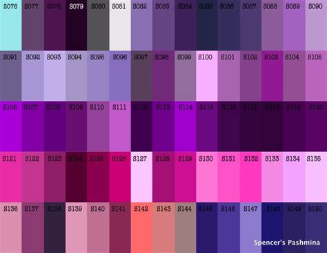 colour chart | Weddings 2014 | Pinterest | Purple, Shades Of Purple and ...