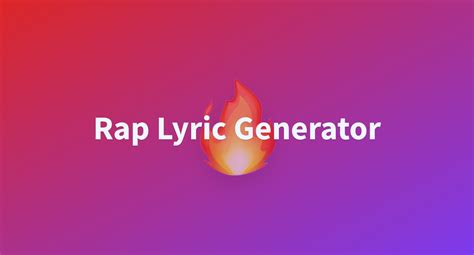 Rap Lyric Generator - a Hugging Face Space by Shankhdhar