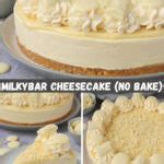 Milkybar Cheesecake (No Bake) - The Baking Explorer