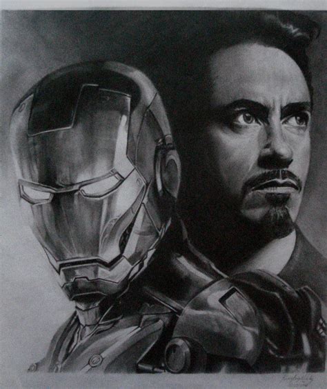 Drawing Iron Man Tony Stark - Image Collections