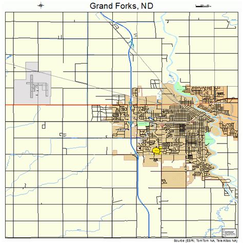 Grand Forks North Dakota Street Map 3832060